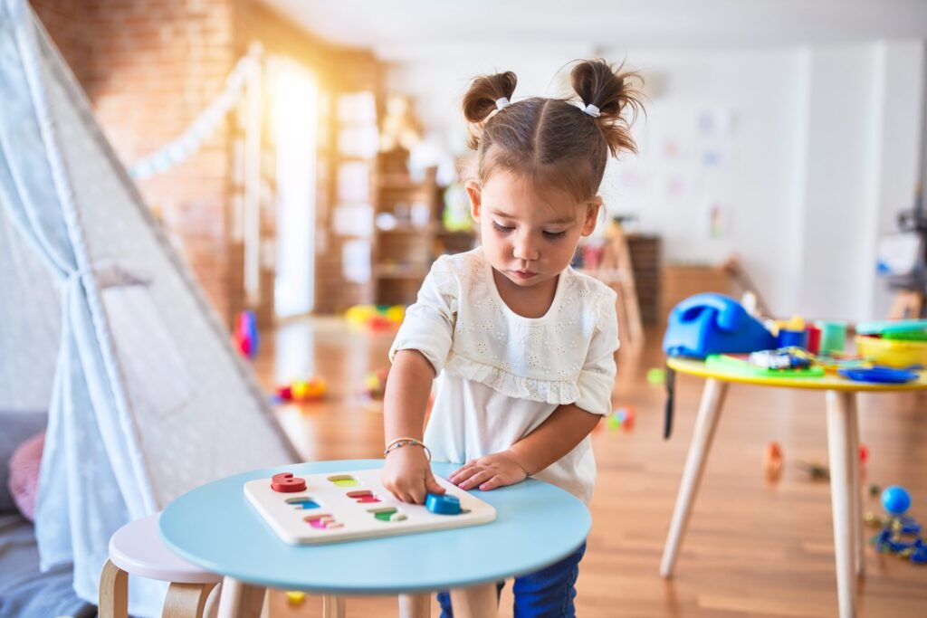 Autistic girl under 5